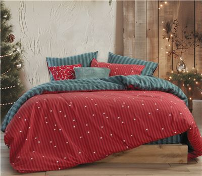 Craciun - Husă de pilotă queen size STRAIGHT TO CHRISTMAS, 240x230,cm