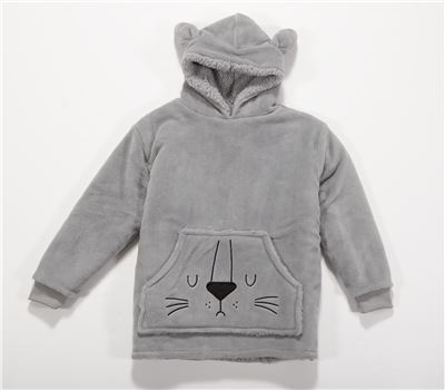 Junior Poncho - Poncho Junior Sleeping Lion gri