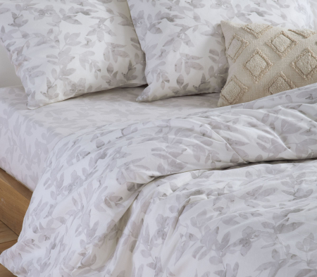 Lenjerie bumbac - Set de cearsaf de pat king size SENCIL