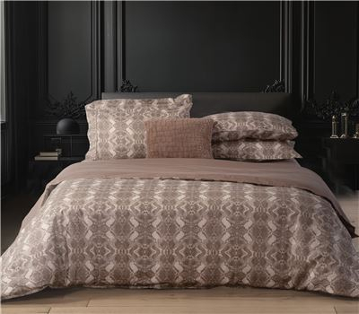 Lenjerie - Set husă de pilotă din  bumbac satinat Viper, dimensiunea Queen, 240x230 cm