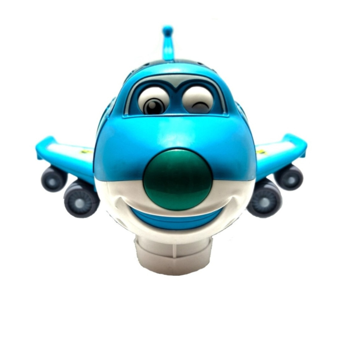 Avion Interactiv Cu Pasageri, Lumini, Sunete si Melodii haioase, compartiment pasageri care se deschide, figurine incluse, piese mobile, design colorat si vesel [3]