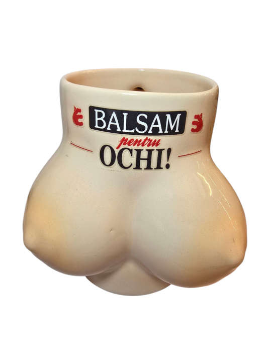 Halba de bere 3D din ceramica cu design traznit, 400 ml, inscriptionata cu mesaj haios, surpriza, aniversare, zi de nastere, petrecere, Cana Amuzanta [5]