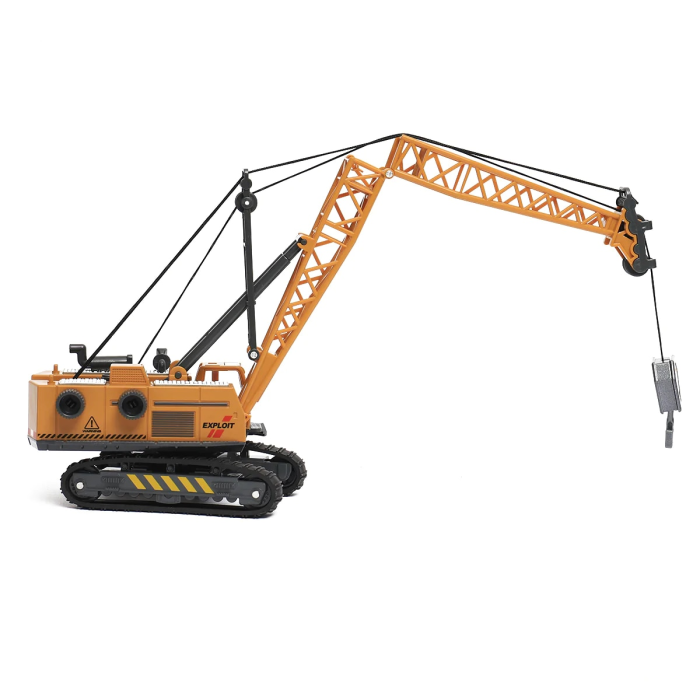 Jucarie macara, utilaj de constructii 31 cm inaltime – Brat si carlig reglabile, rotatie 360 grade, model super realist pentru copii pasionati de macarale si santiere [1]