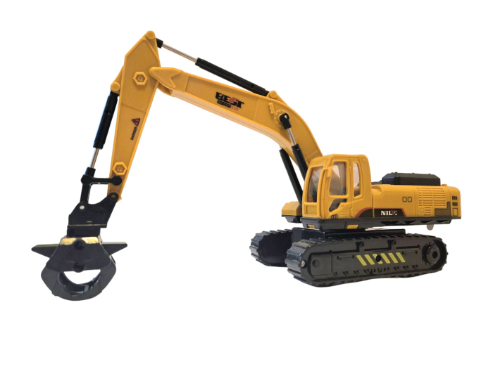 Jucarie excavator, utilaj de constructii 31 cm inaltime – Brat si cupa reglabile, rotatie 360 grade, model super realist pentru copii pasionati de macarale si de santiere [7]