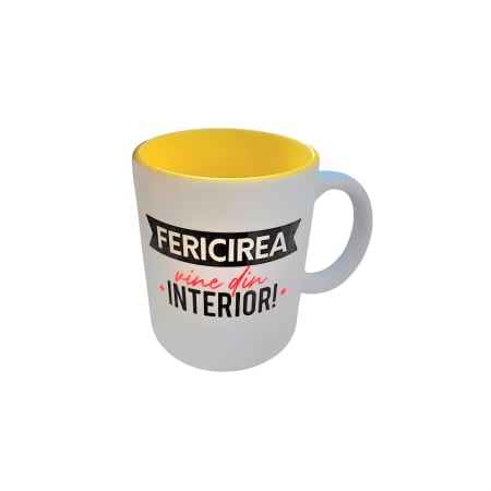 Cadouri haioase 18 + - Cana alba la exterior cu peretii galbeni la interior, amuzanta, cu surpriza inauntru, farse, aniversare, zi de nastere, petrecere