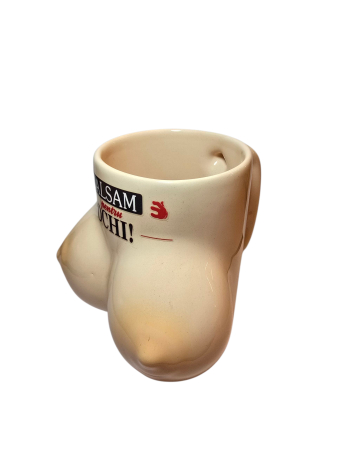 Halba de bere 3D din ceramica cu design traznit, 400 ml, inscriptionata cu mesaj haios, surpriza, aniversare, zi de nastere, petrecere, Cana Amuzanta [3]