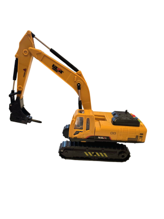 Jucarie utilaj de constructii, ciocan demolator 31 cm inaltime – Brat si ciocan reglabile, rotatie 360 grade, model realist pentru copii pasionati de macarale si de santiere [7]