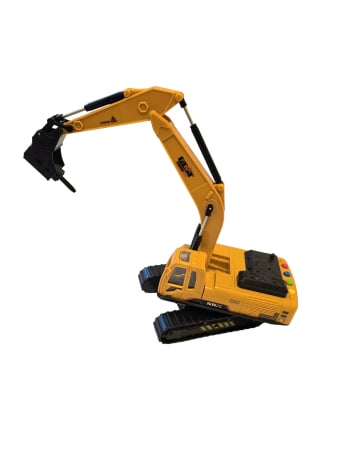 Jucarie utilaj de constructii, ciocan demolator 31 cm inaltime – Brat si ciocan reglabile, rotatie 360 grade, model realist pentru copii pasionati de macarale si de santiere [4]