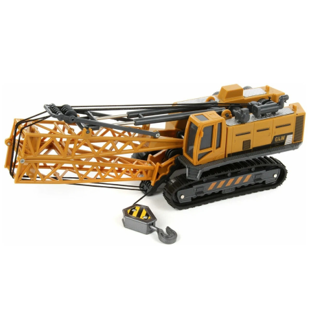 Jucarie macara, utilaj de constructii 31 cm inaltime – Brat si carlig reglabile, rotatie 360 grade, model super realist pentru copii pasionati de macarale si santiere [8]