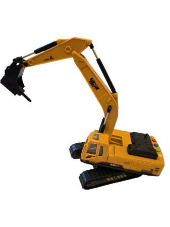 Jucarie utilaj de constructii, ciocan demolator 31 cm inaltime – Brat si ciocan reglabile, rotatie 360 grade, model realist pentru copii pasionati de macarale si de santiere [5]