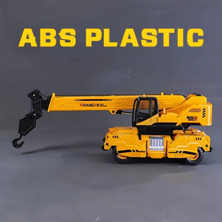 Jucarie utilaj de constructii 27 cm – Brat si carlig reglabile, picioare extensibile, rotatie 360 grade, model realist pentru pasionatii de macarale si santiere [5]