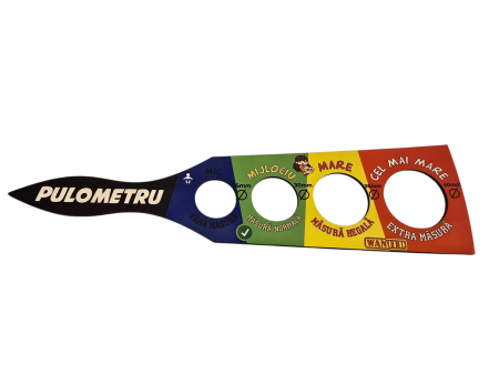 Pulometru din lemn cu 4 dimensiuni , riglă de măsurat lungimea si zar multicolor cu diferite pozitii [2]