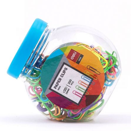 AGRAFE METAL 29MM COLOR 200 BUC BORCAN PLASTIC DELI [1]