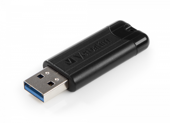 MEMORIE USB VERBATIM PINSTRIPE 64GB NEGRU USB 3.2 „49318” [3]
