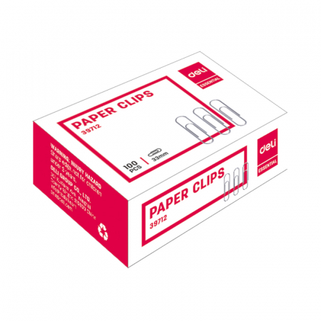 Agrafe, pioneze, ace, clipsuri - AGRAFE METAL 33MM 100 BUC/CUT DELI