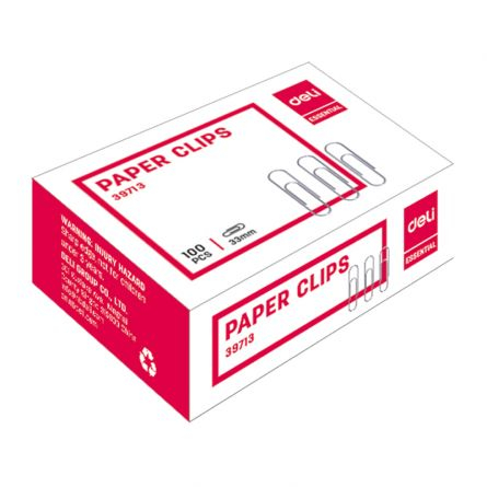 Agrafe, pioneze, ace, clipsuri - AGRAFE METAL 50MM 100 BUC/CUT DELI