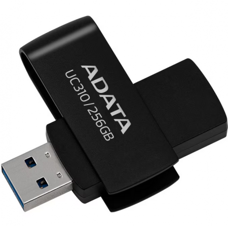 Memorii USB - MEMORIE USB Adata 256GB - UC310-256G-RBK