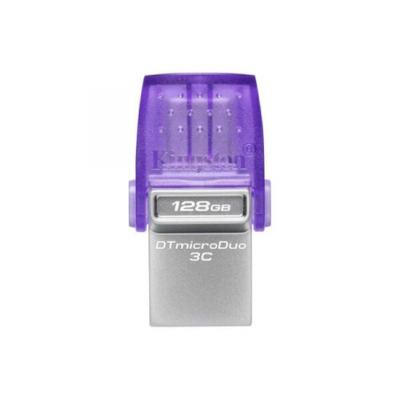 Memorii USB - Memorie usb Kingston 128GB DataTraveler microDuo 3C 200MB/s dual USB-A + USB-C - DTDUO3CG3/128GB