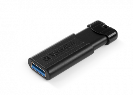 MEMORIE USB VERBATIM PINSTRIPE 64GB NEGRU USB 3.2 „49318” [1]