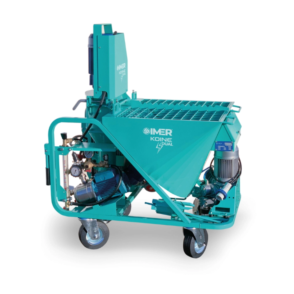 Masina de tencuit Imer Koine 4 DUAL 230/400V debit material 22 l/min materiale preamestecate [2]
