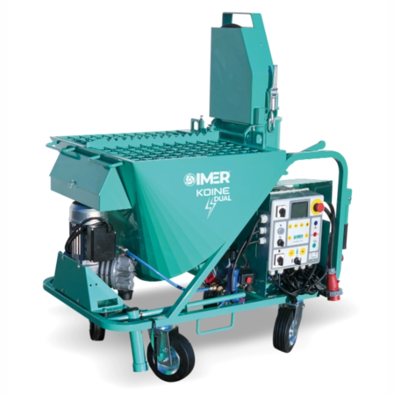 Masina de tencuit Imer Koine 4 DUAL 230/400V debit material 22 l/min materiale preamestecate [2]