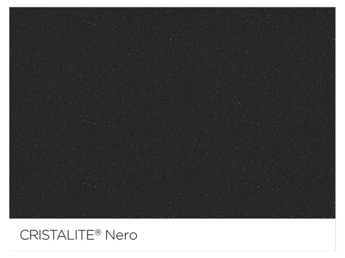 Baterie bucatarie Schock Epos Cristalite Nero cu cap extractibil, aspect granit, cartus ceramic, negru [2]