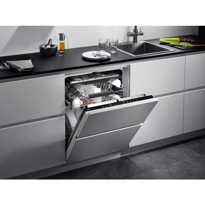 Mașină de spălat vase încorporabilă AEG FSE73727P GlassCare 60 cm 15 seturi Inverter clasa D [3]