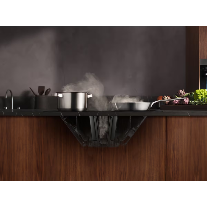 Plită cu hotă integrată Bridge cu eXtractor AEG NCH74B01CB 650.0 70 cm negru [8]