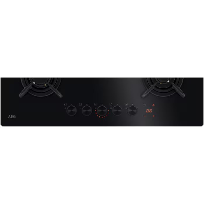 Plită gaz AEG HKB75453NB, Seria 8000, Flamelight ,75 cm, 5 arzatoare [2]