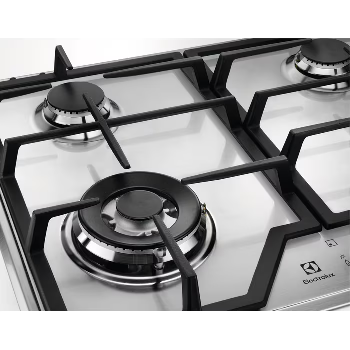 Plită gaz Electrolux EGS6436SX, 60 cm, inox, arzator wok [6]