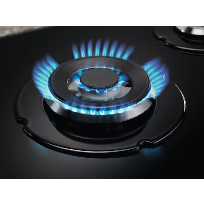 Plită gaz pe sticlă Electrolux KGG6437K,60 cm, Negru [5]