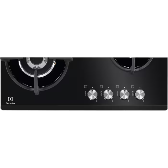 Plită gaz pe sticlă Electrolux KGG6437K,60 cm, Negru [2]