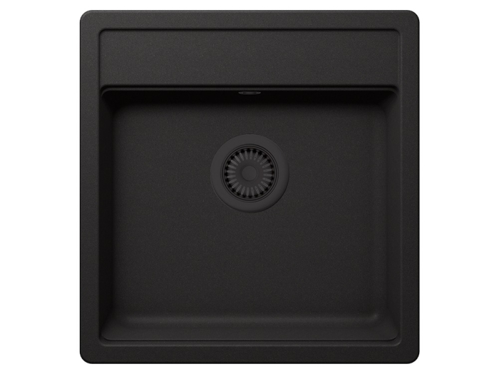 Set chiuveta bucatarie Schock Nemo N-100S 490 x 510 mm Cristalite Nero cu parti vizibile negru si baterie bucatarie Schock Prima negru [2]