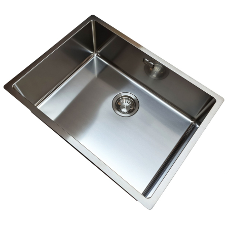 Chiuveta bucatarie inox CookingAid TASCA CANOVA CA55 cu montaj pe blat, sub blat sau la nivelul blatului si accesorii montaj [4]