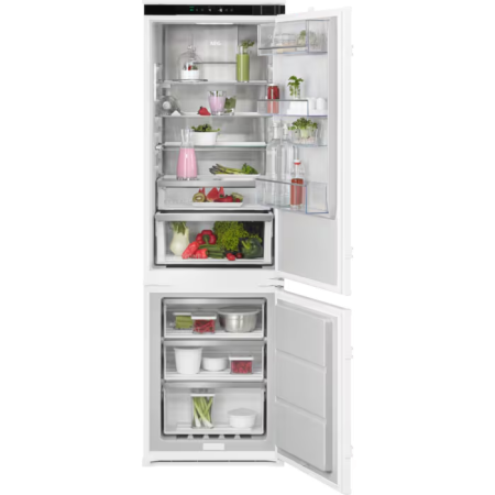 Frigorifice - Combină frigorifică încorporabilă AEG TSC8M181CS, No Frost, clasă C, 249 litri, H 177 cm