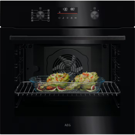 Cuptoare electrice - Cuptor electric AEG NBU5P41SK, SurroundCook, autocuratare pirolitica A++ 72 litri Negru