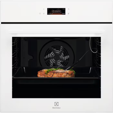 Cuptoare electrice - Cuptor electric Electrolux EOE8P39WV WiFi cu autocuratare pirolitica A+ 72 litri alb, sonda de temperatura