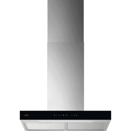 Hote - Hota de perete AEG GB67D61HL,  730 mc/h, Conectivitate plită Hob2Hood