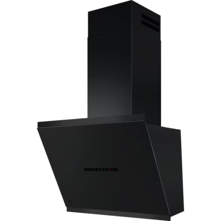 Electrocasnice - Hota decorativa AEG GV77D61ST, 60 cm, sticla neagra, 760 m³/h,Conectivitate plită Hob2Hood
