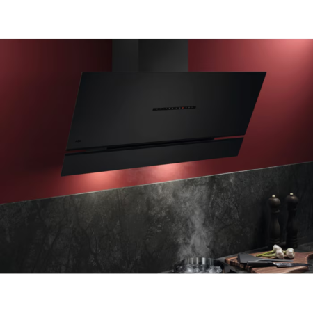 Hota decorativa AEG NDV8791CT, 760 m³/h, latime 90 cm, Conectivitate plită Hob2Hood [2]