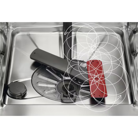 Mașină de spălat vase încorporabilă slim AEG FSE73507P, GlassCare 45 cm 10 seturi Inverter, clasa D [8]