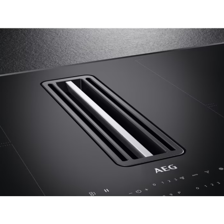 Plită cu hotă integrată FlexiBridge AEG CCE84779FB 630.0 83 cm negru [5]