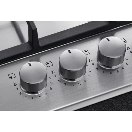Plită gaz AEG HGB64420SM, Seria 6000, Slim line, 60 cm, inox ,arzator wok [4]