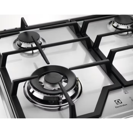 Plită gaz Electrolux EGS6436SX, 60 cm, inox, arzator wok [5]