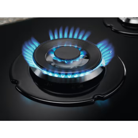Plită gaz pe sticlă Electrolux KGG6437K,60 cm, Negru [4]