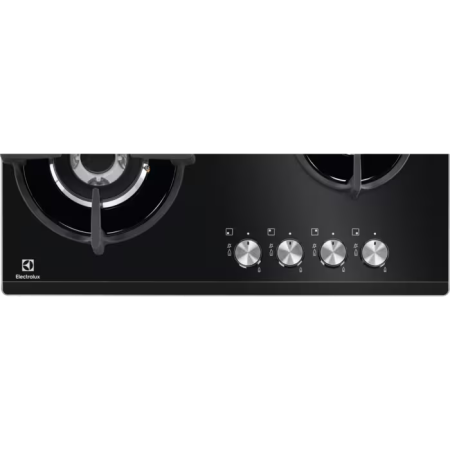 Plită gaz pe sticlă Electrolux KGG6437K,60 cm, Negru [1]