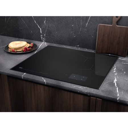 Plita inductie AEG NIH64B30AB,  8000 Sense Boil+Fry 60 cm, Conectare plita-hota, Functie blocare, Precise Heat, SenseCook Fierbere, SenseCook Prajire [2]