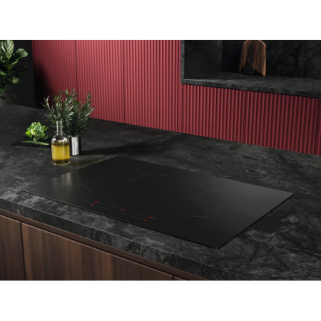 Plita inductie AEG TO84IA0FIT, 5000 Induction 80 cm, Conectare plita-hota, Functie blocare, Semnal avertizare sfarsit de program, Negru mat [2]