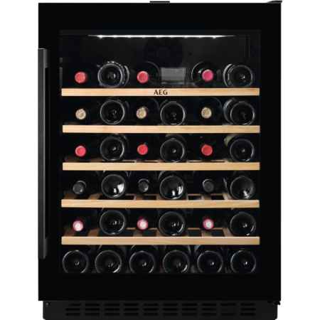 Frigorifice - Racitor de vinuri AEG AWS4052B5B, 1 zona de racire, capacitate 52 sticle