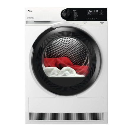 Uscatoare de rufe - Uscator de rufe AEG TR7284E SensiDry cu Pompa de caldura, 8 kg, Clasa C, motor Inverter, display LED, MixDry, EasyIron,Refresh, Uscare Automata/Temporizata, Antisifonare